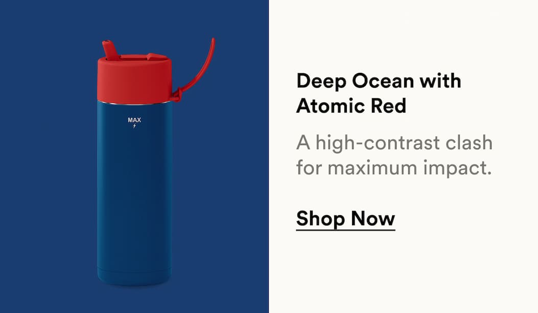 Deep Ocean with Atomic Red