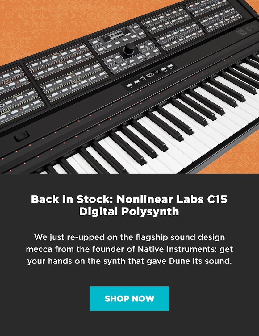 Back in Stock: Nonlinear Labs C15 Digital Polysynth