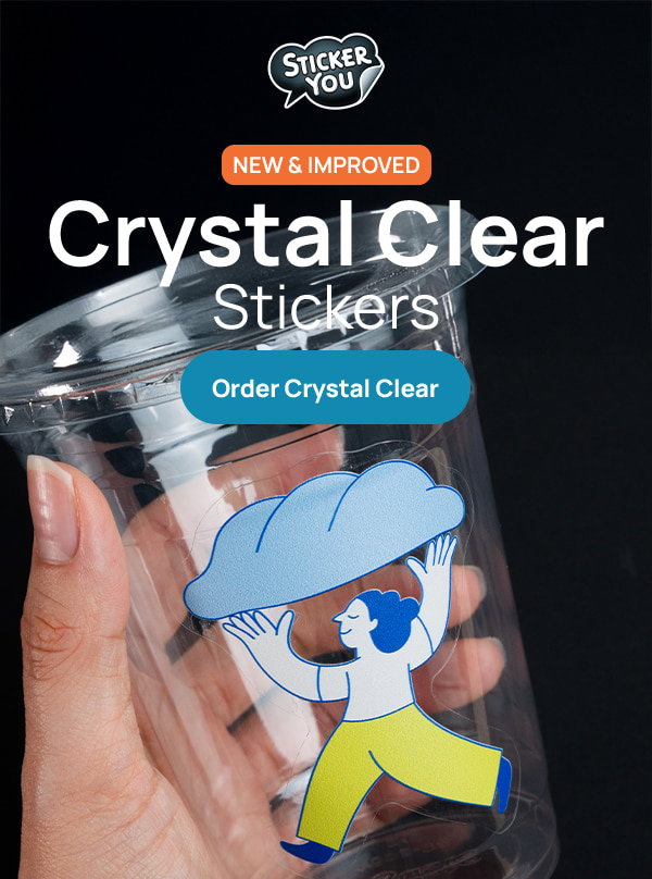 New & Improved: Crystal Clear Stickers