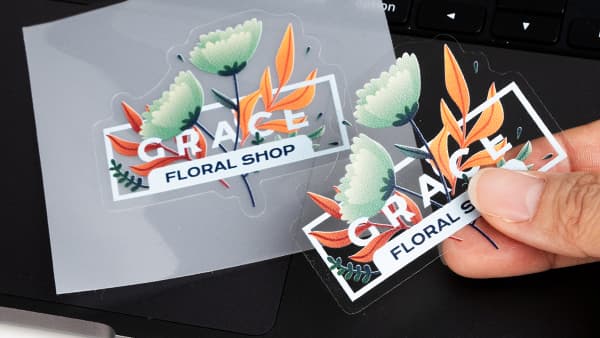 Crystal Clear Kiss-Cut Stickers