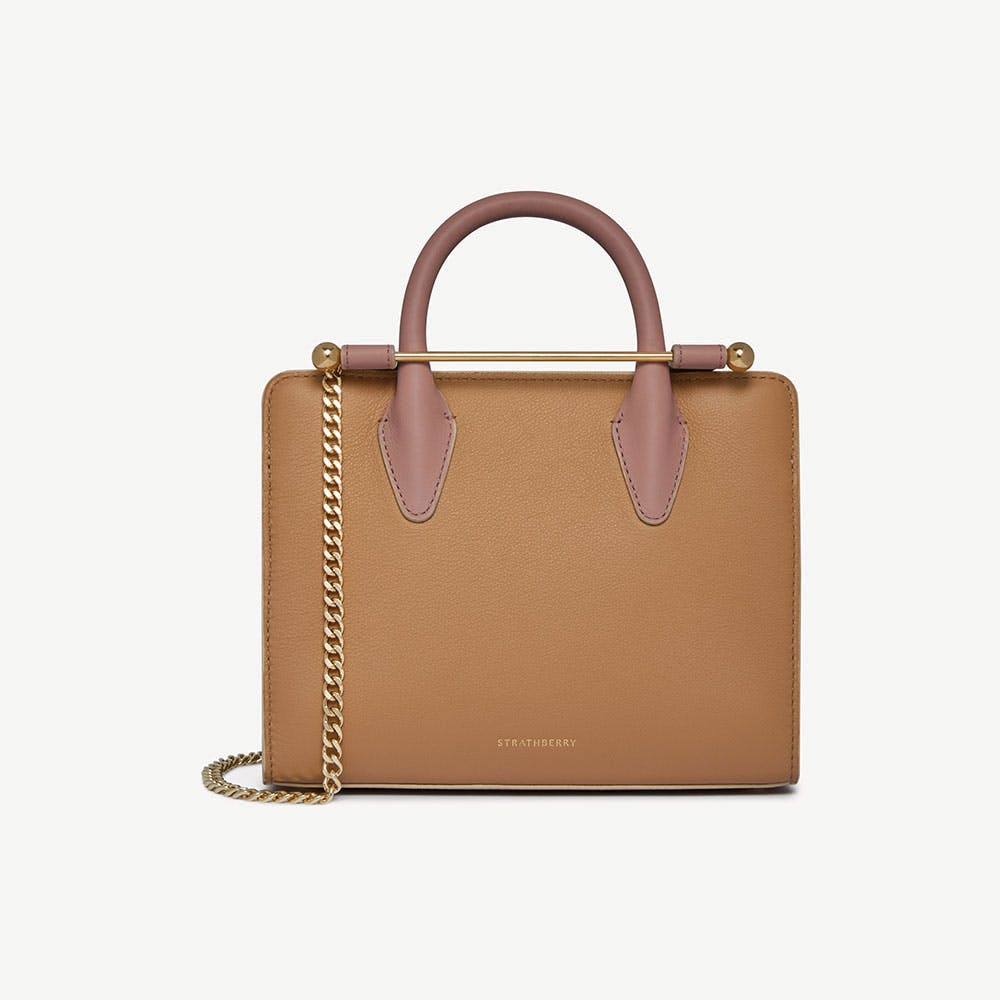 Image of Mini Tote - Caramel/Sand/Rose