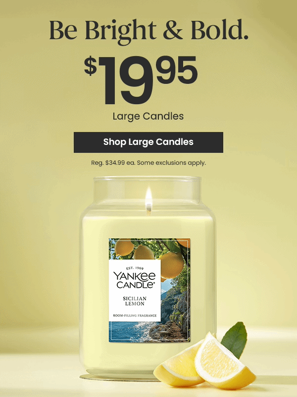 $19.95 Large Candles