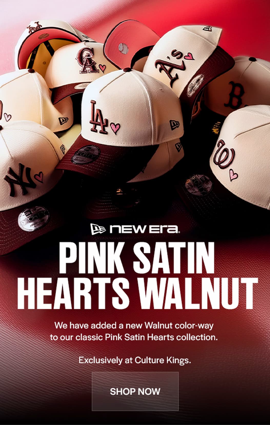Pink Satin Hearts
