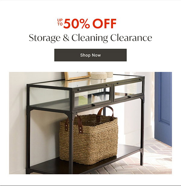 Up to 50% OFF Storage & Cleaning Clearance - Shop Now