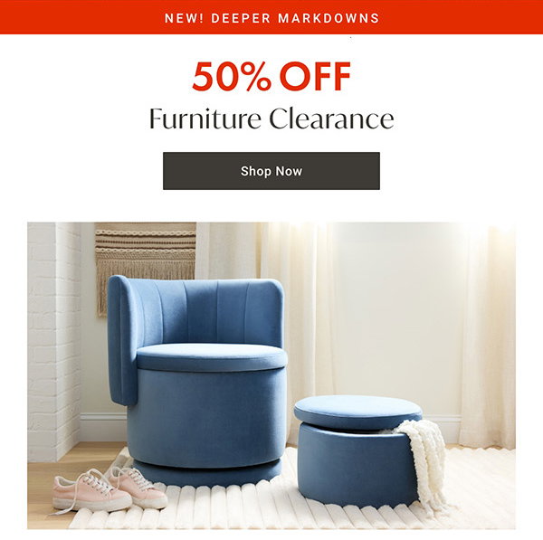 (Over 150 New Markdowns) 25 - 50% OFF Furniture Clearance - Shop Now