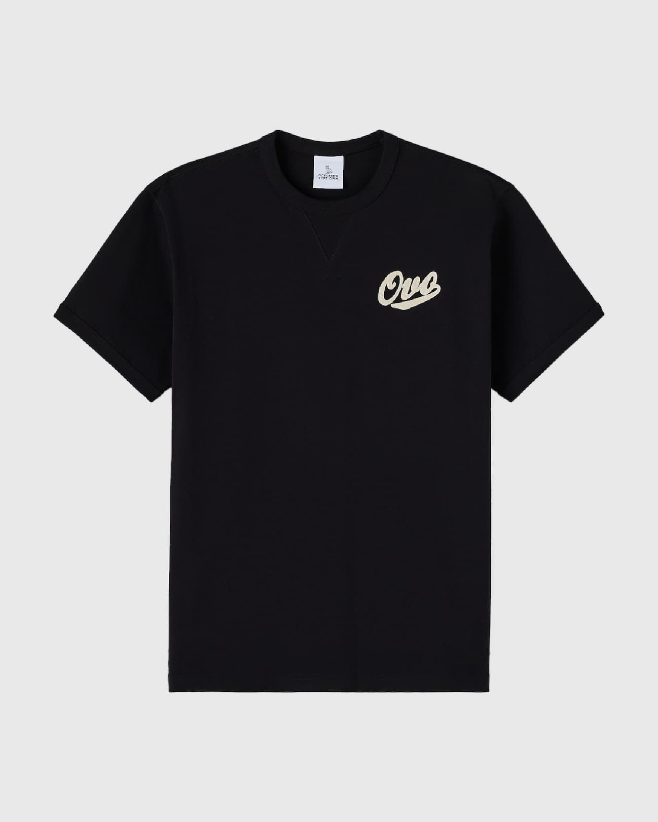 Shop Chainstitch Gusset Tee - Black