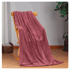 Cozy Plush Sweater Fleece Blanket by OakRidge™