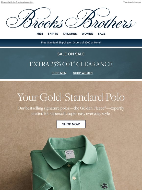 Brooks Brothers: It's back: 3 shirts for $109 | Milled Brooks Brothers: It's back: 3 shirts for $109 | Milled
