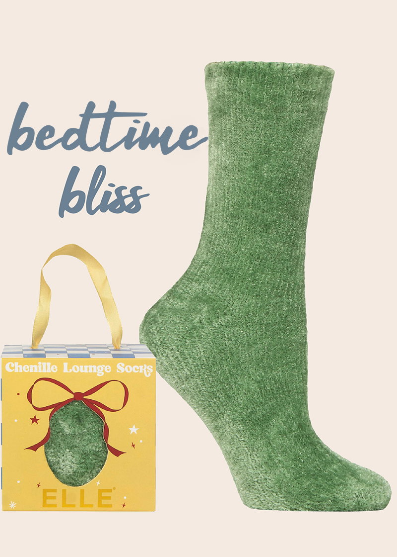 Chenille Gift Lounge Socks