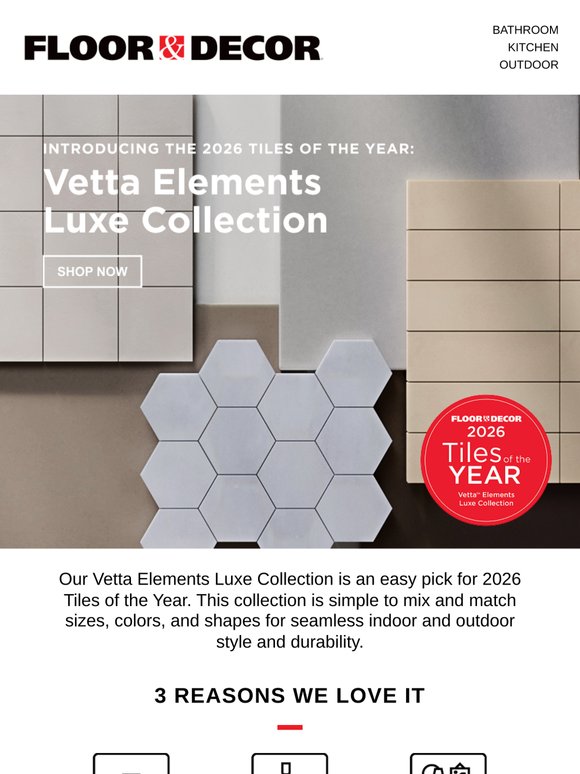 Floor & Decor: And the 2026 Tiles of the Year are… | Milled