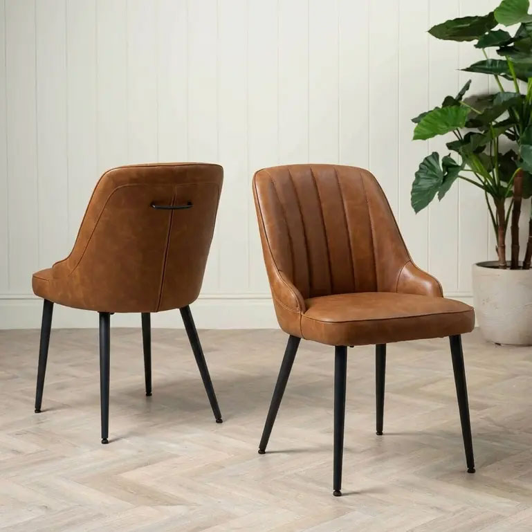 Brockwelll Faux Leather Chair