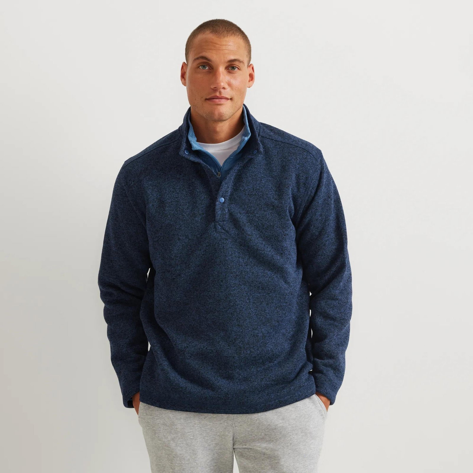 Image of Men's Radiator Fleece 2.0 Snap Mock Pullover