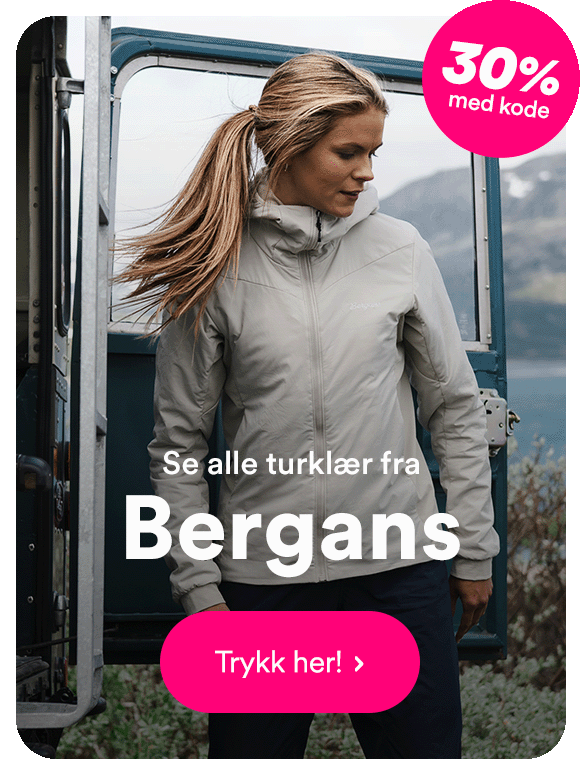 Se turklær fra Bergans!