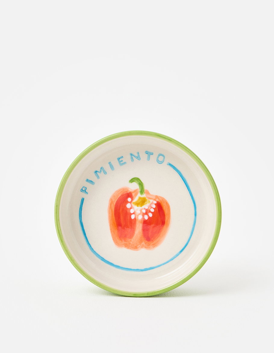 Pimiento Ceramic Tapas Dish
