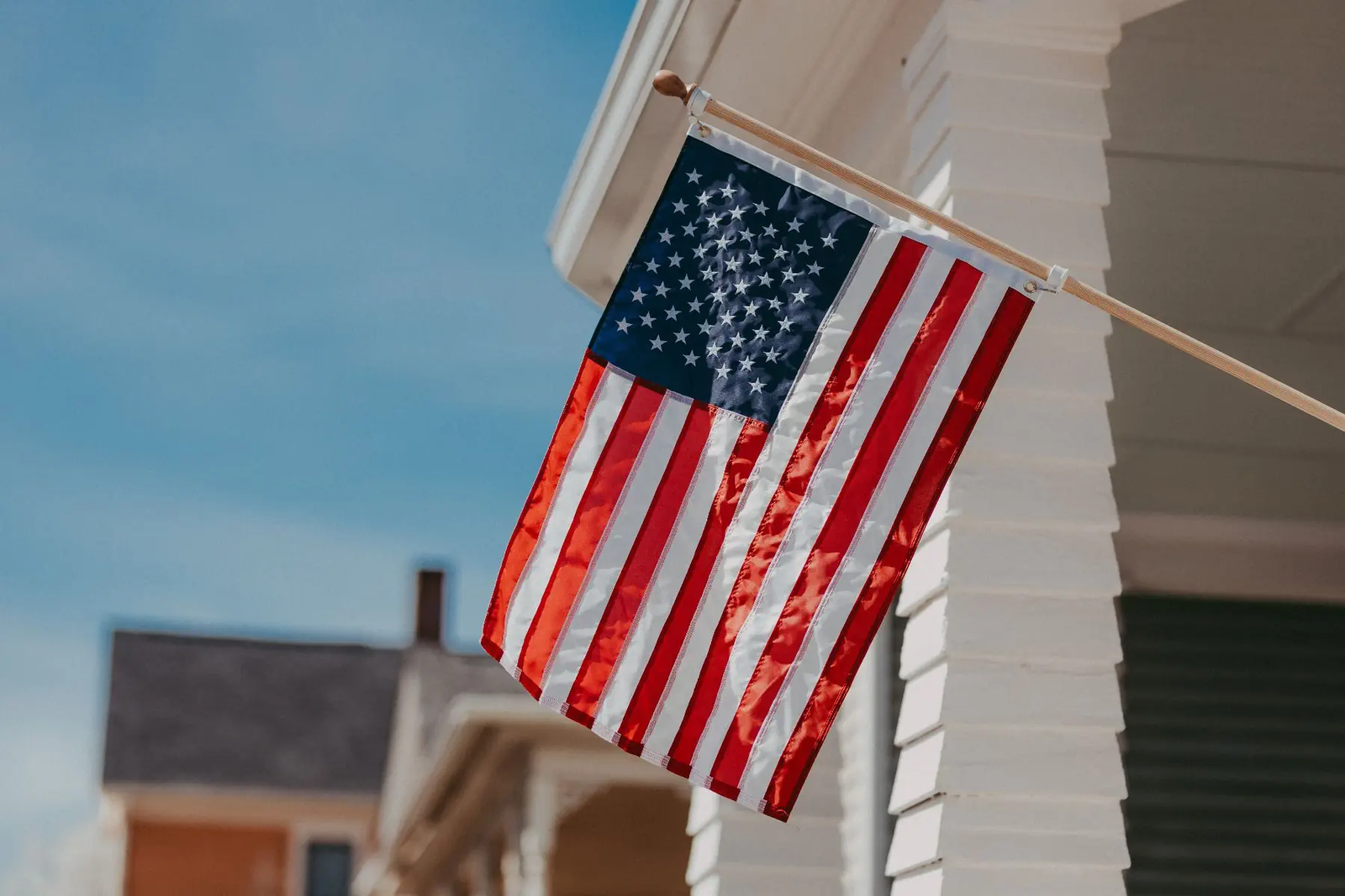 Outdoor American Flags