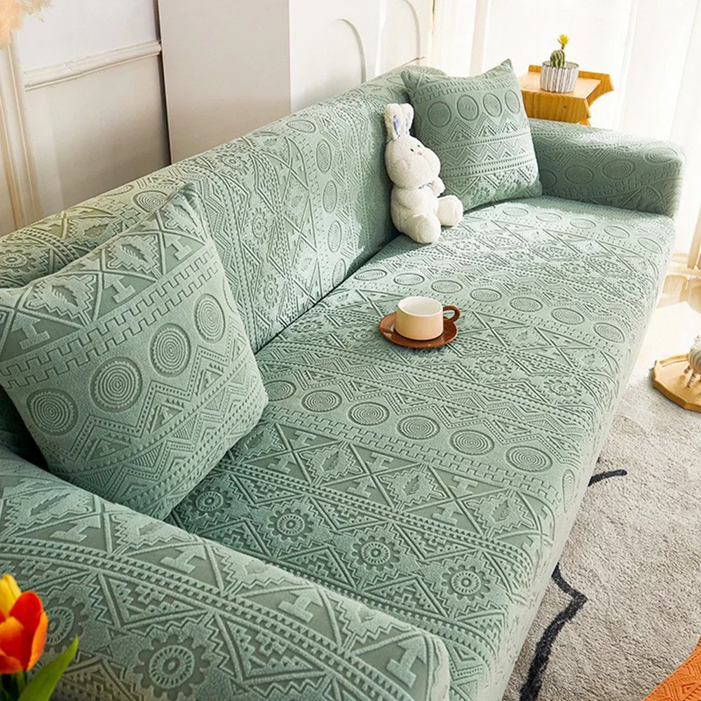  BohoPattern Stretch Full-Encasing Sofa Slipcover