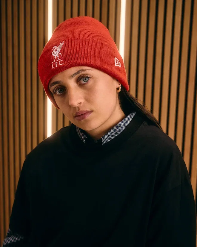 LFC New Era Liverbird Cuff Knit BEANIE Red