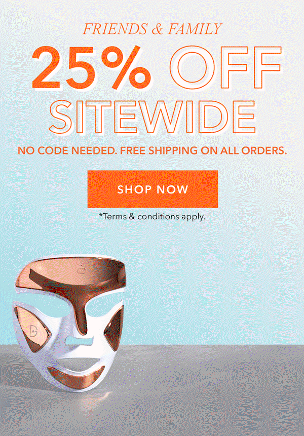 25% OFF SITEWIDE
