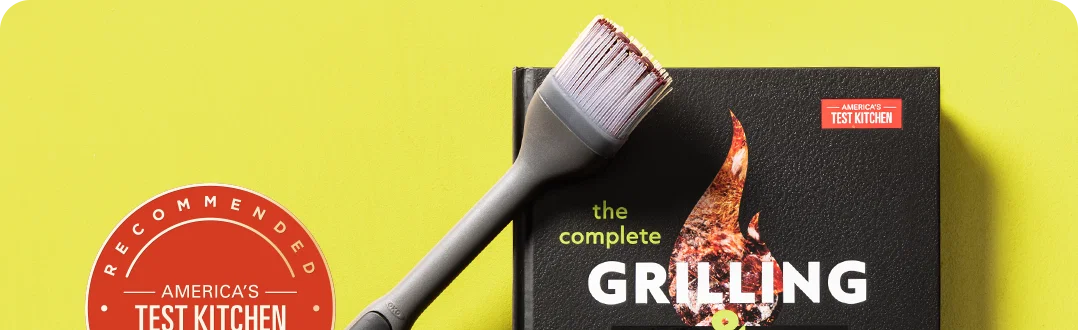 The Complete Grilling & Barbecue Coobook and the OXO basting brush