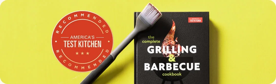 The Complete Grilling & Barbecue Coobook and the OXO basting brush