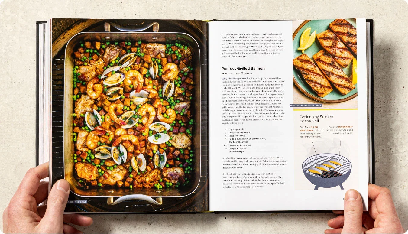 Spread from The Complete Grilling & Barbecue Cookbook