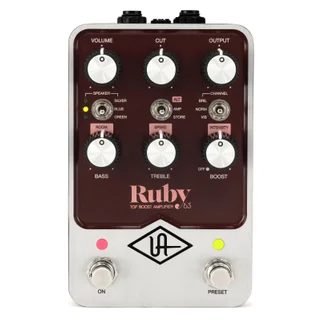 Universal Audio Ruby '63 Top Boost Amplifier Pedal