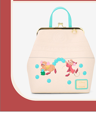 Loungefly Cinderella Jaq & Gud Beads Mini Backpack