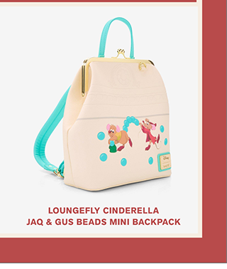 Loungefly Cinderella Jaq & Gud Beads Mini Backpack