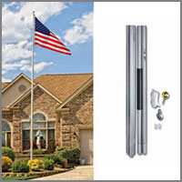 Residential flagpoles