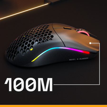 Model O Classic switches have 100 million click lifespan