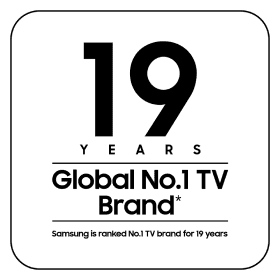 19 years Global No.1 TV Brand