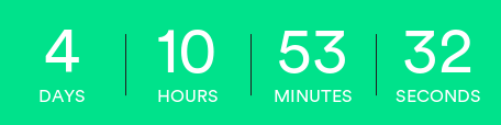 time is running out!