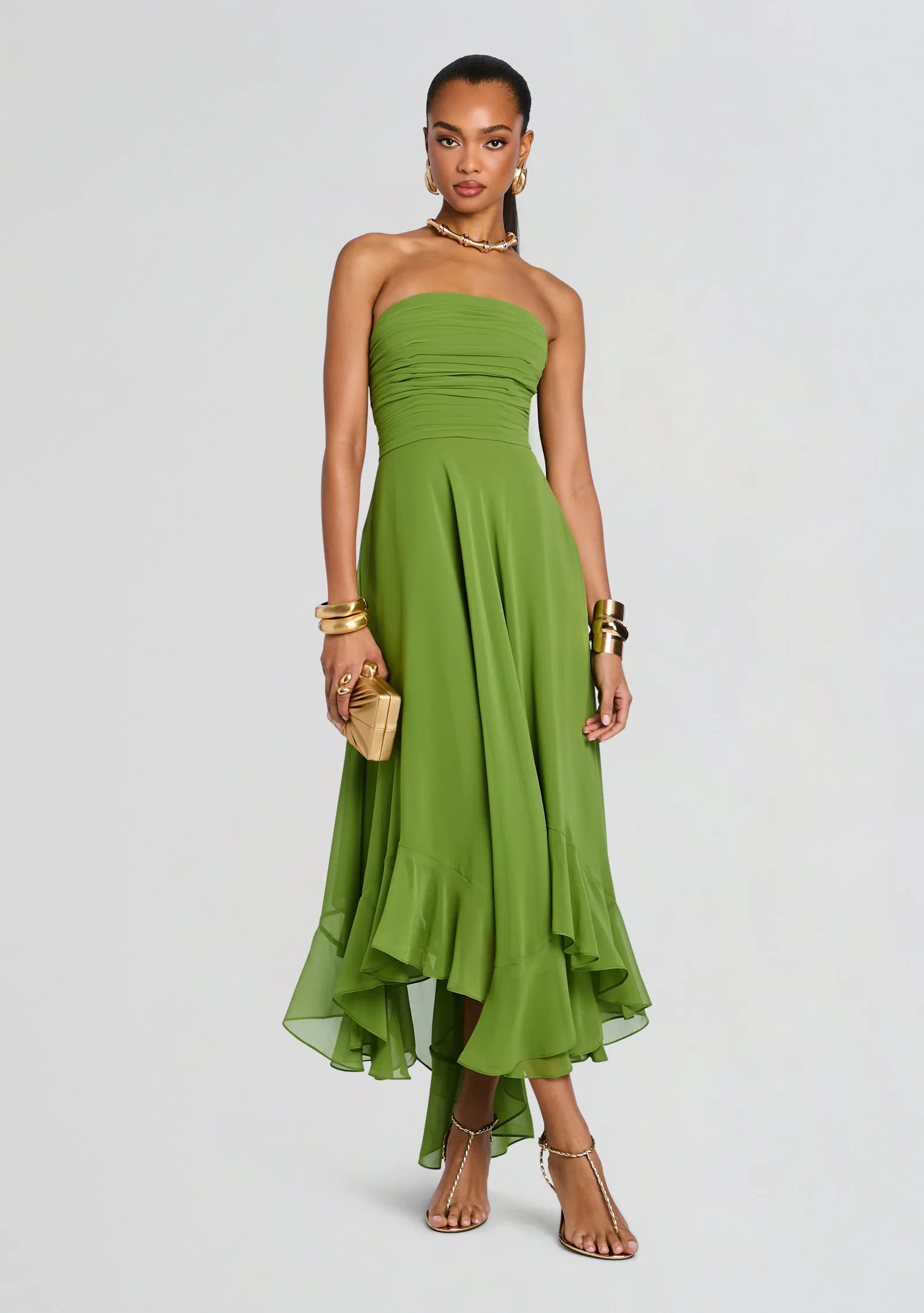 Image of Louisa Chiffon Dress
