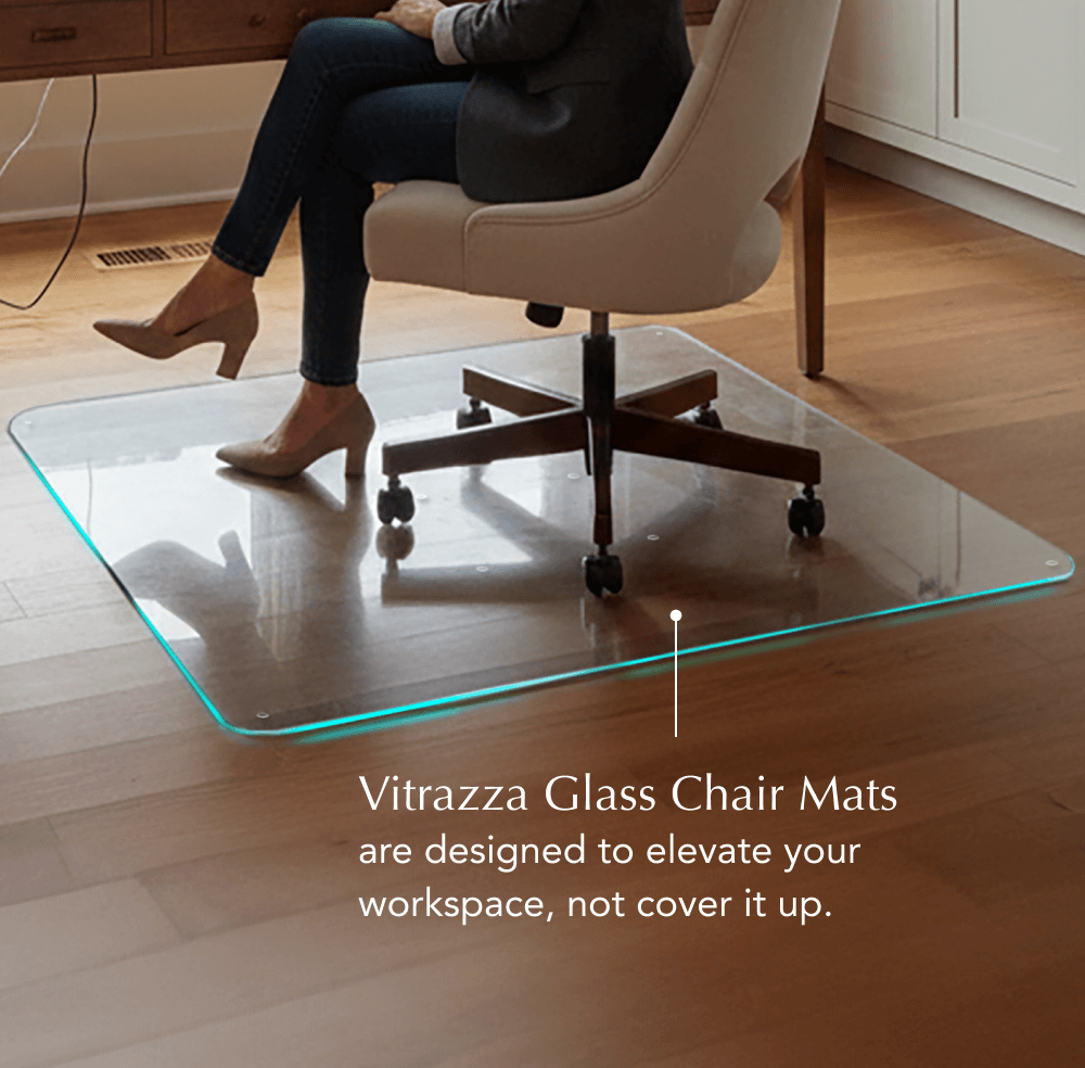 They're designed to elevate your workspace, not cover it up