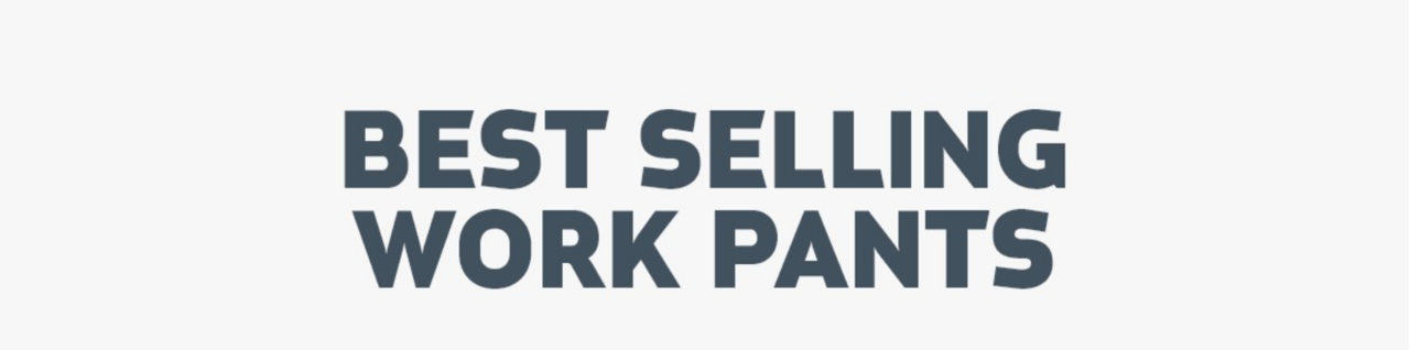 Bestselling work pants