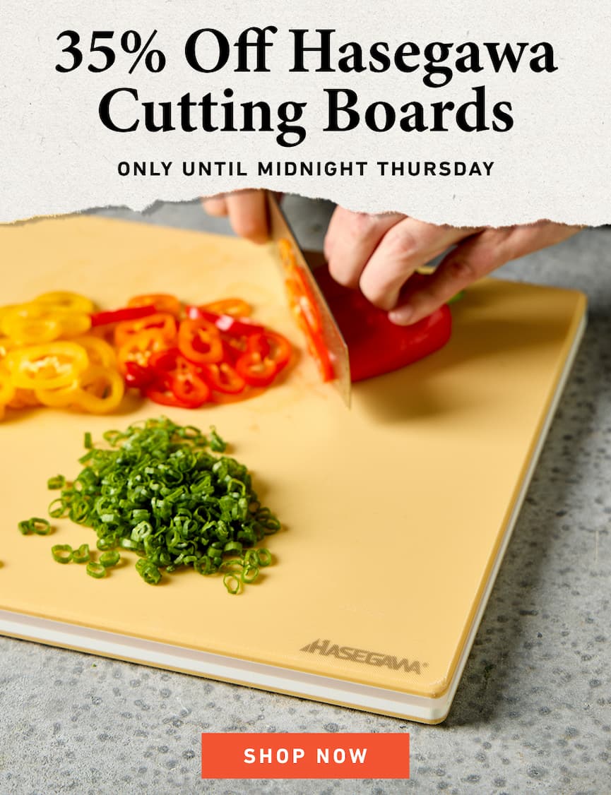 35% Off Hasegawa Cutting Boards Only Until Midnight Thursday