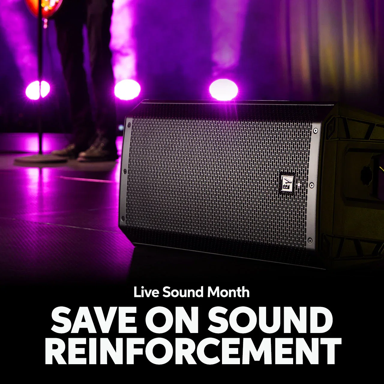 Live Sound Month: Save on Sound Reinforcement
