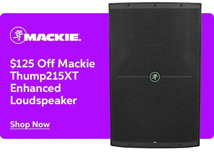 $125 Off Mackie Thump215XT Enhanced Loudspeaker
