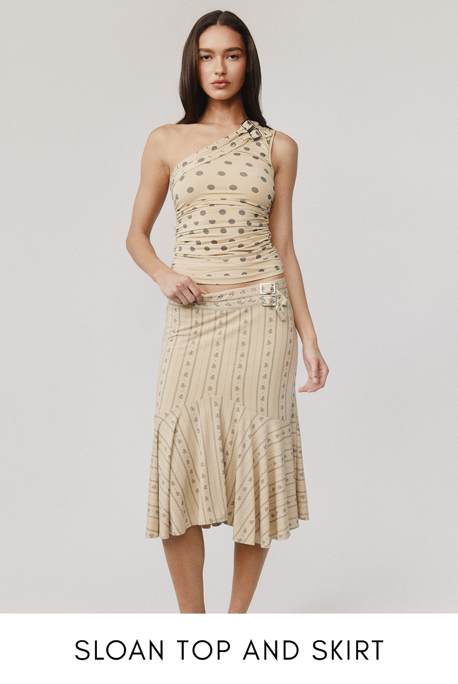 Sloan top and skirt