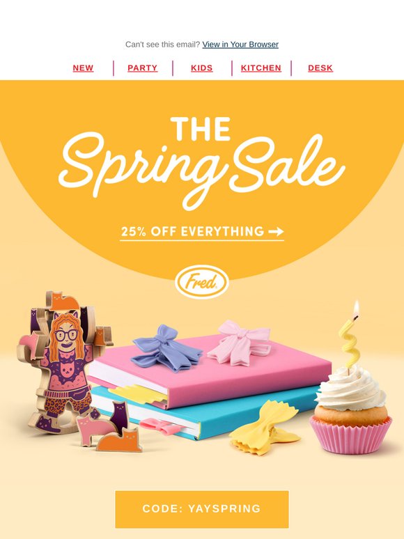 Fred: The Sitewide Spring Sale 🌷 | Milled