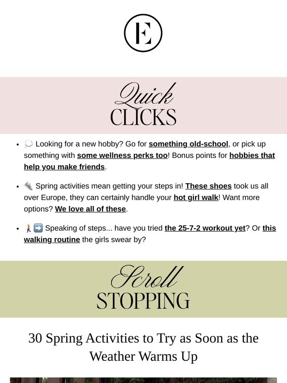 Spring Routine To Do Girl The Everygirl: 30+ spring activities to add to your bucket list π· | Milled
