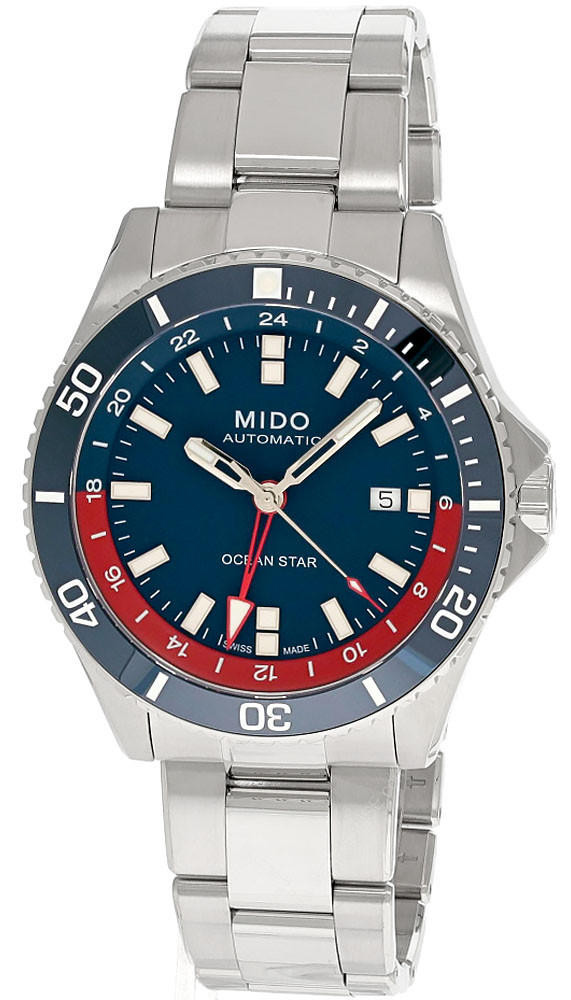 MIDO Ocean Star GMT 44MM AUTO SS Blue Dial Men’s Watch