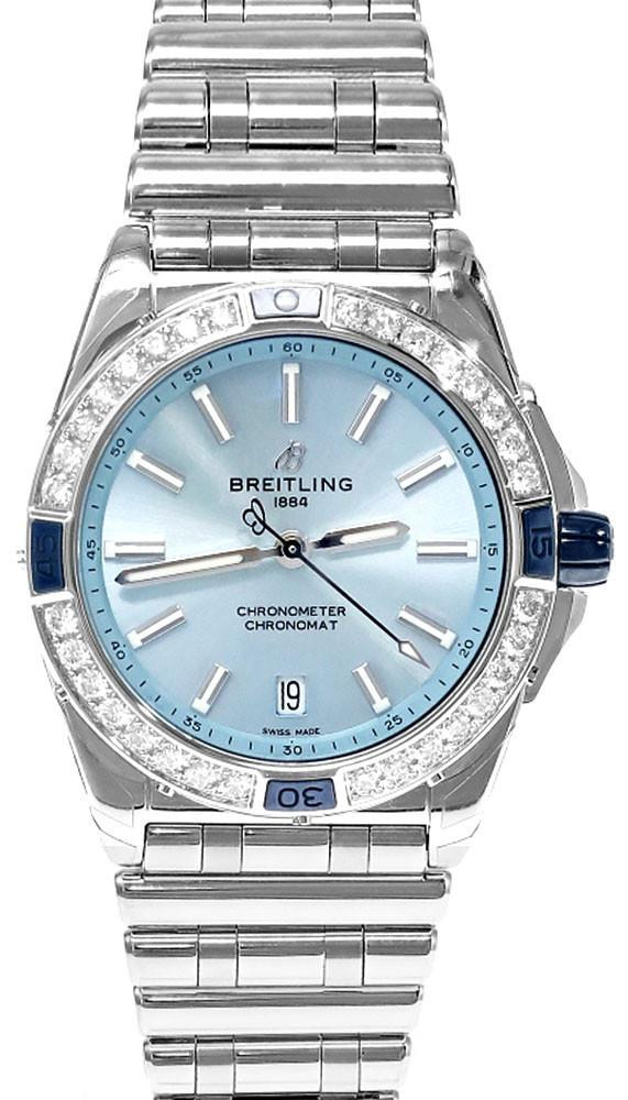 Super Chronomat Automatic 38MM Diamond Bezel Men’s Watch