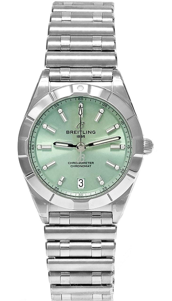 Chronomat Quartz SS 32MM Green Dial Women’s Watch