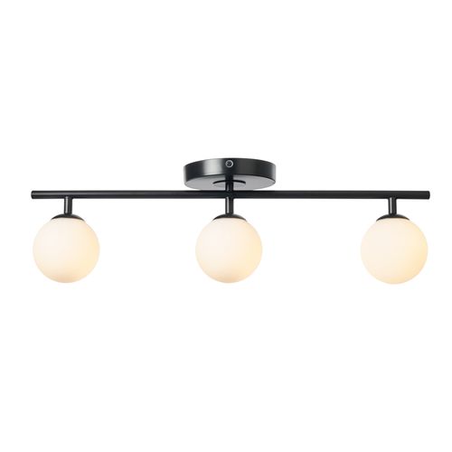 Eloise 3 Light Bathroom Spotlight Bar - Black
