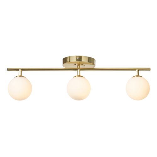 Eloise 3 Light Bathroom Spotlight Bar - Satin Brass