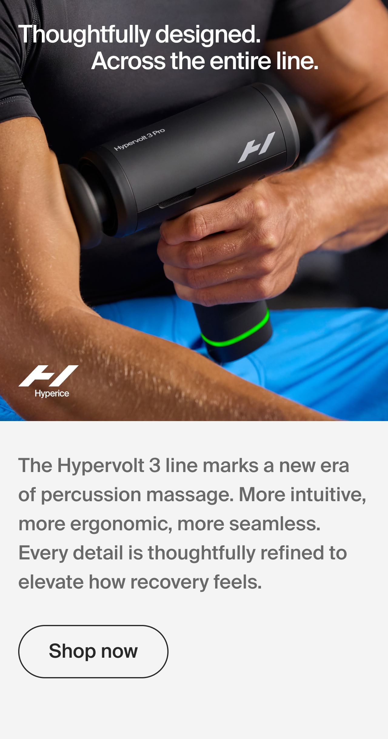Hypervolt 3 line
