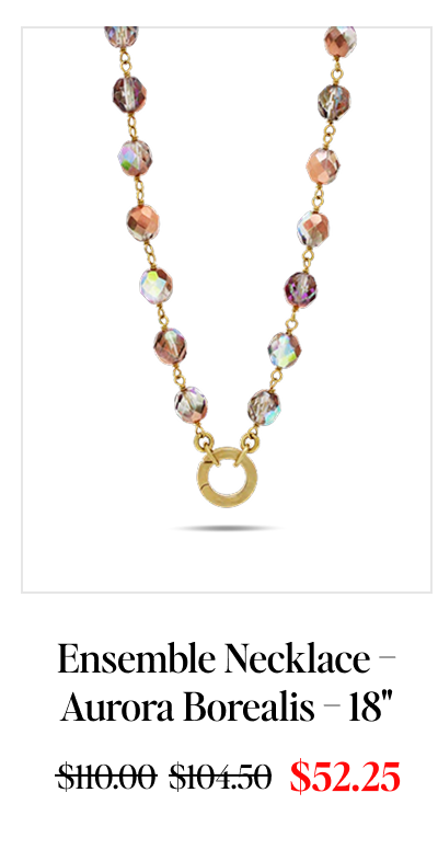 Waxing Poetic | Ensemble Necklace - Aurora Borealis - 18"