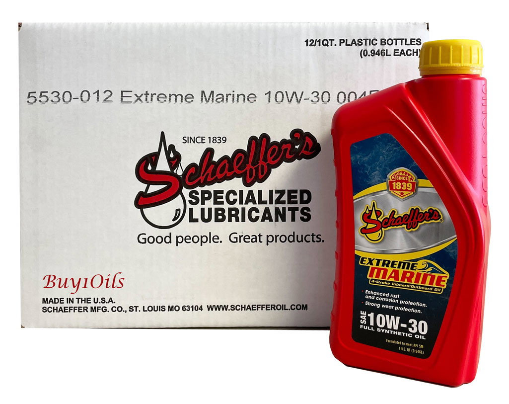 Schaeffer 5530 Extreme Marine 4-Stroke I/O 10W-30 | 12-QTS
