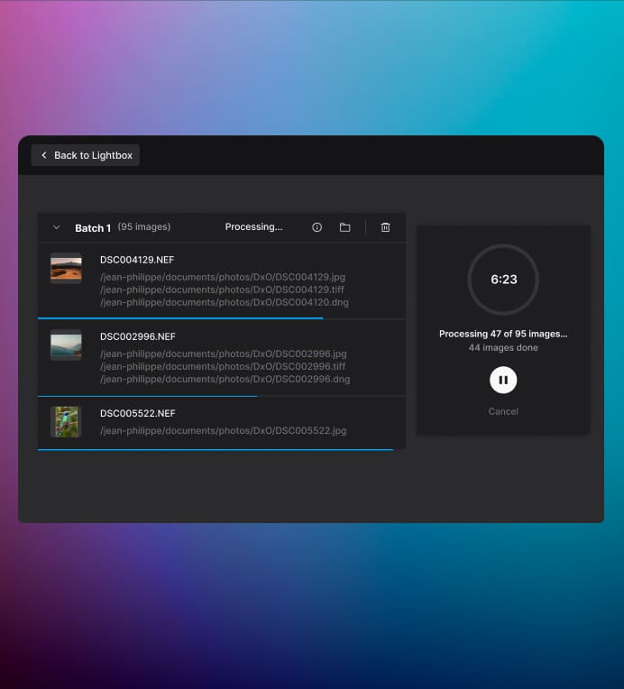Smarter, faster processing